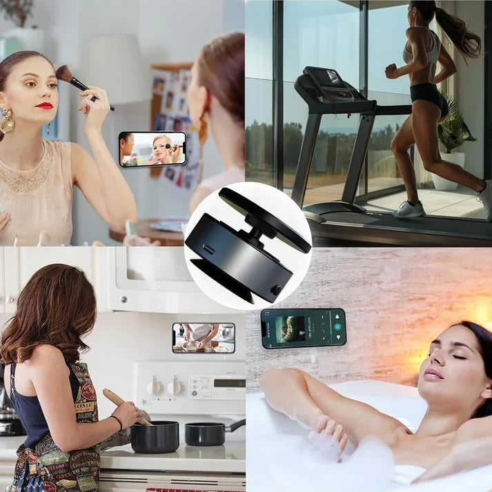 حامل هاتف مغناطيسي بتقنية الشفط الفراغي | Magnetic Vacuum Suction Mobile Holder